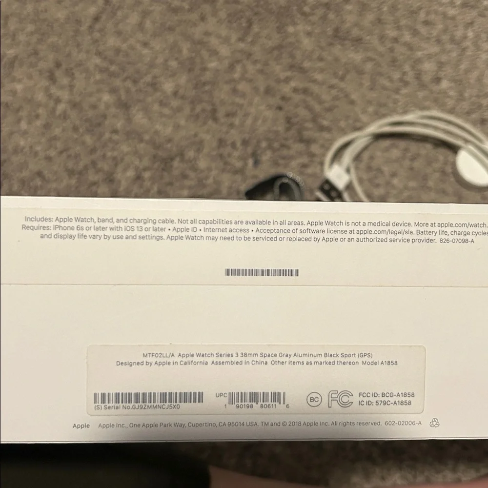 Apple Watch Series 3 with Silver Milanese Loop